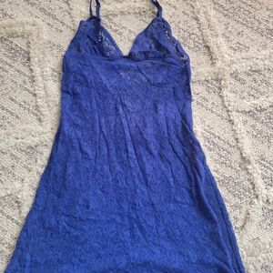 Victoria's Secret Royal Blue Lace Top